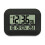 Large LED Display Modern Clock Wall Mount Features Room-Black 1