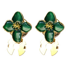 Pearls Set Rhinestones Cuff Button Suitable for Men and-Green