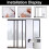 Window Ventilation Kit, AC Window Seal Kit, Universal for Crank Windows Ref: 3259 5