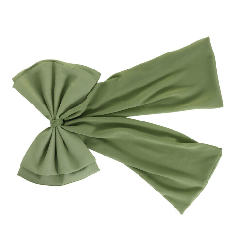 Oversized Chiffon Bowknot Christmas Tree Decoration For-Green