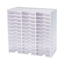 Portable 18/36/51/60 Slot Inkstamp Holder with Wall-36 grids