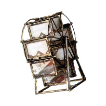 Rotating Ferris Wheel Picture Frame,360 Rotation-Retro color