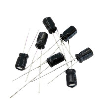 50PCS 16V100UF 5 7mm 100UF 16V 5 7 Electrolytic capacitor Capacitance Meters Ref: 7689