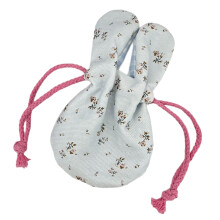 Secure Drawstring Closure Organiseer Rabbit Ears Floral-Blue