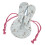 Secure Drawstring Closure Organiseer Rabbit Ears Floral-Blue 1