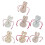 Secure Drawstring Closure Organiseer Rabbit Ears Floral-Blue 4