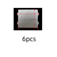 6 Pcs Microwave Oven Mica Plate Sheet,Universal Mica Wave Guide Plates Sheet,Mica Plates Used for Microwave Pvens, Hair Dryers, Toasters and Heaters,G