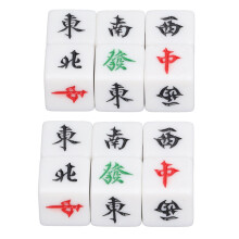 Mini Mahjong-charms, holdbare og praktiske kinesiske Mahjong-perler til dit næste projekt