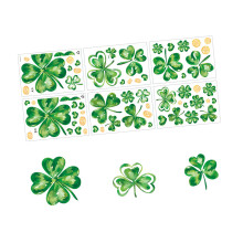 Festive Shamrock Window Sticker Easy Peeling and-UV26Y80047T