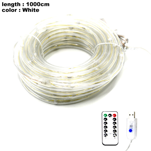 Flexible LED Rope Lights, 33ft 100 LED String Lights, USB Powered for Eco-Friendly Decoration 1