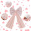Oversized Chiffon Bowknot Christmas Tree Ornament For-White 5