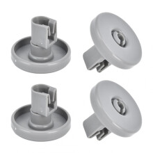 Dishwasher Lower Rack Wheel Replacement Part For AEG Favorit, Compatible Replacement Wheels Easy Installation Dishwasher Parts, Premium Polypropylene