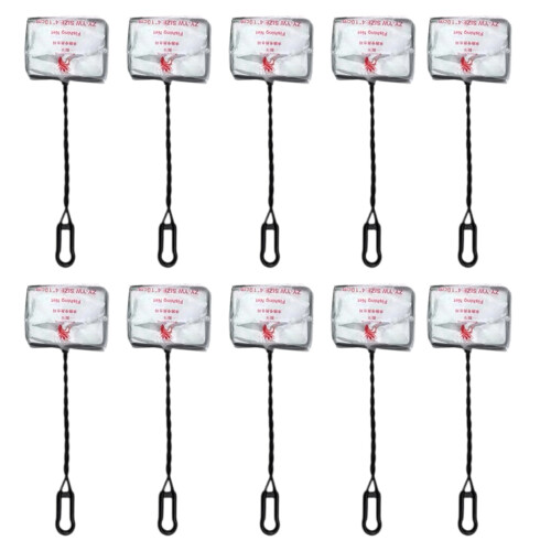 10pcs Professional Fish Scooping Net for Aquariums-Four inches