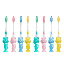 Handzahnbürsten-Set für Kinder, robustes Material, langlebige Verarbeitung, sanfte Formel für empfindliche Zähne, weiche, konturierte Borsten