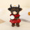 Figurine de vache des Highlands pour décorations d'étagères de 6