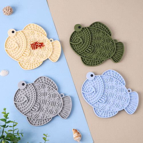 Mangeoire anti-déversement pour animaux de compagnie,-Vert clair 2