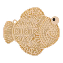 Mangeoire anti-déversement en Silicone pour ingestion-Beige