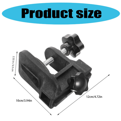 Durable Grooming Table Clip Secures Suspension Rods Rope-Silver 1