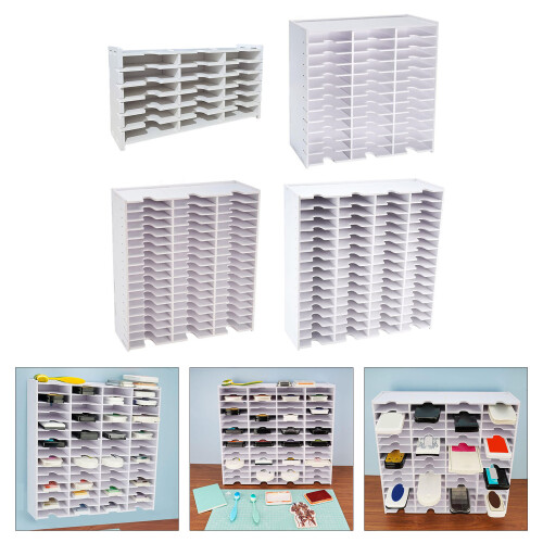 Multipurpose 18/36/51/60 Grids Plastic Stamp Holder-18 grids 2