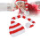 Baby Weihnachten Strickmütze Langschwanzform 12
