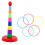 Bunte Sport Ring Werfen Spiel Set Kinder Stapel 5