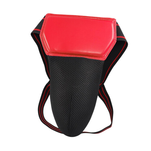 Taekwondo Groin Guard for Movement and Sparring Red  Ref: 6076