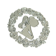 Wing Girl Die Cut Stencils Metal Embossing Paper Die Carbon