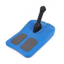 sled for children and adults, children's sled snowboard with handle, roller snowboard coldresistant handle blue