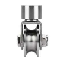 Heavy Duty Pulley Block, RustResistant, Smooth Roller For Easy Movement, For Lifting, V Type Or H Type, Size D Optional