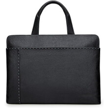Men's Briefcase Business Laptop Bag, Large Capacity, Black