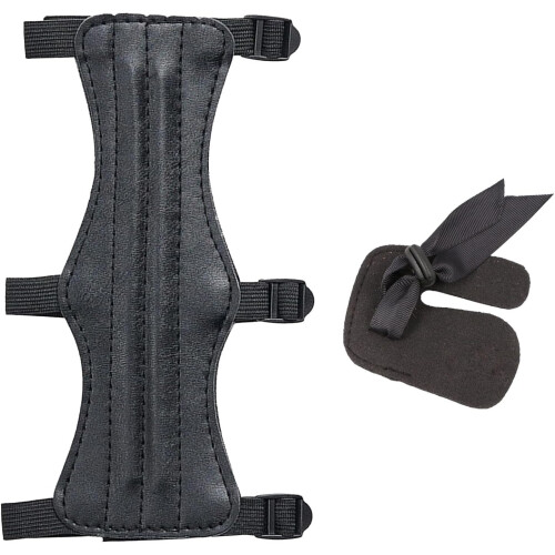 Leather Secure Bracelet Adjusted Elastic String Archerys Arm Guard Arm Forearm Protector Recurve Archerys Guard Ref: 2476 1