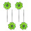 4 stuks bloem windmolen wind spinners creatieve vogel-Groente 1
