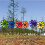 4 stuks bloem windmolen wind spinners creatieve vogel-Groente 3