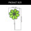 4 stuks bloem windmolen wind spinners creatieve vogel-Groente 4