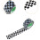 Thicker, Multipurpose, Creative, WearResistant Shipping Tape, Black White Checkered 4