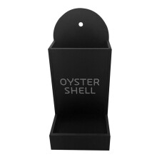Hanging chicken oyster shell and grit feeder – versatile gravity poultry feeder for chickens, chickens and coop accessories (Black A) Ref: 9514