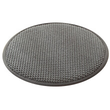 Universal Round Seat Cushions NonSlip Fabric-Dark Gray 40CM