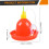 Chicken Waterer, automatic plastic poultry with inner 9.5mm water pipe for birds Ref: 8145 2