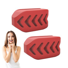 Jaw Trainer Ball Sculptor Ball Massager Silicone Sports Jaw Trainer with Improved Function for Home, Gym, Work Area, Business Trip red Ref: 3556