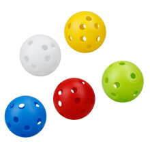 50 pieces colored hollow balls for indoor training durable plastic for golf practice and age groups Ref: 7099