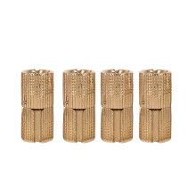 Unsichtbares Scharnier für DIY-Schmuckkästchen und Geschenkboxen, Möbelscharniere aus reinem Kupfer mit 180-Öffnungswinkel, 4er-Packung, robust