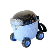 Tasse pour enfants sur le thème de l'exploration, avec-Bleu