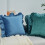 Square Pillowcase 3D Ruffled Pillow Shams-Black 50CM 5