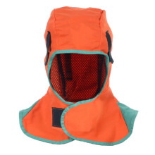 Welding Cap Leather Lens Mask Helmet for Welders, DIY UK Orange