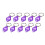 Replaceable Batteries For Continuous Use, Bright White Light Multifunction Flashlights, Compact And Lightweight Design, Instant Light Mode, 10PCS 3