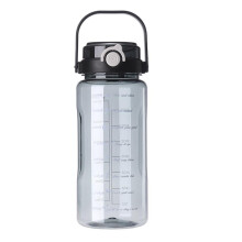 Auslaufsichere Kunststoff-Trinkflasche mit großer Öffnung, Sportflasche für schnelle Flüssigkeitszufuhr, geeignet für Fitness, Reisen und den