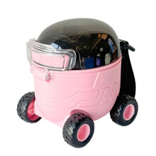 Synergistic Astronauts Themed PC Water Bottle For Boys-Pink