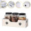 Wooden Pet Snacks Container Includes 3 Plastic Jars-Black 4