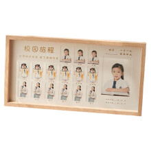 Handcrafted Wooden Photo Frame Campus Memorabilia-A wood color