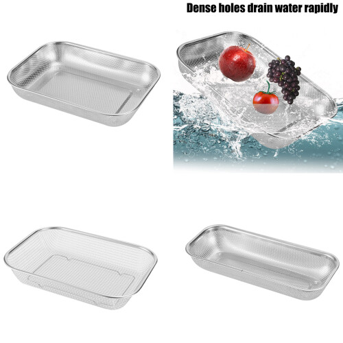 Multipurpose Stainless Steel Vegetable Washer With Flat-M 2